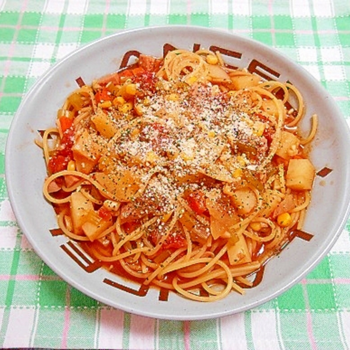 残ったトマトスープでパスタ レシピ 作り方 By Tiara M 楽天レシピ